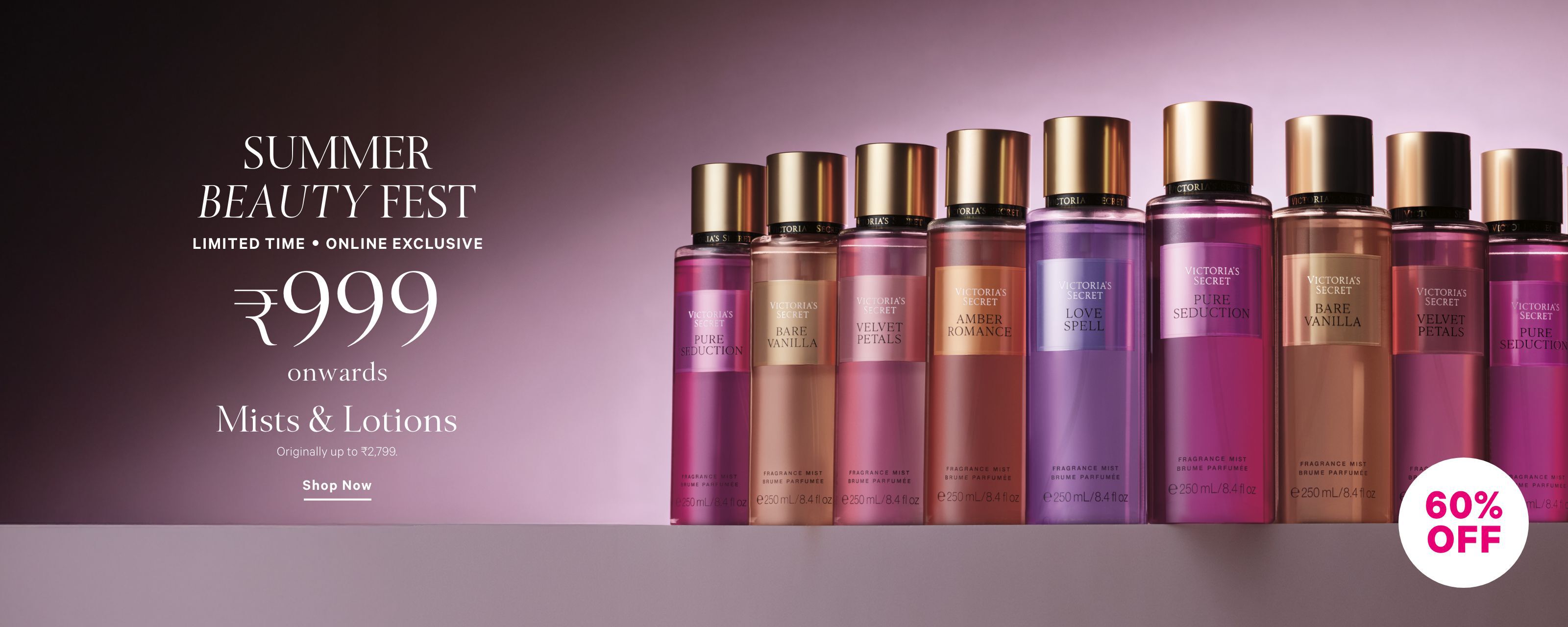 Beauty-HB1-Mist and Lotions- 999 onwards