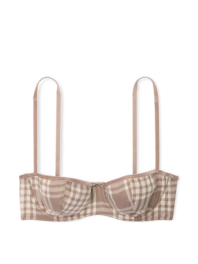 Festive Flannel Unlined Balconette Bra image number 2