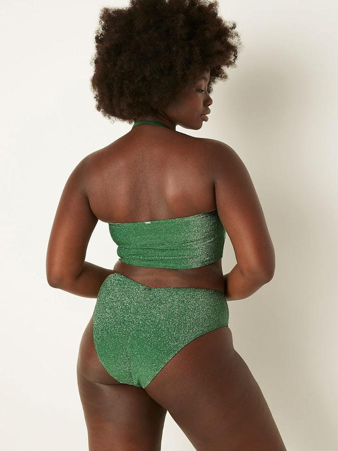 Shimmer Bandeau Bikini Top