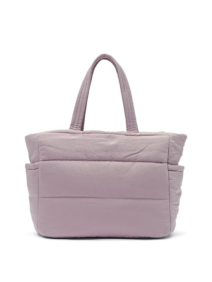 Quilted Puffer Tote Bag