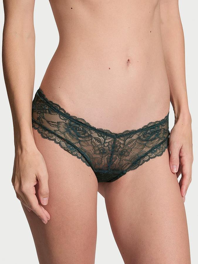 Rose Lace High-Leg Cheeky Panty
