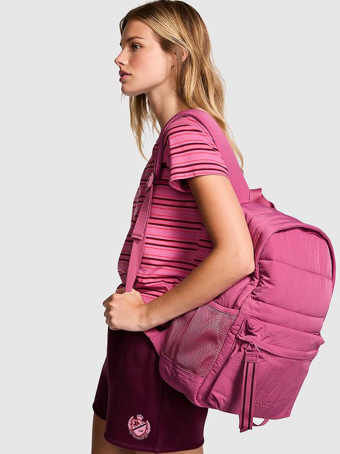 Quilted Puffer Backpack image number 2
