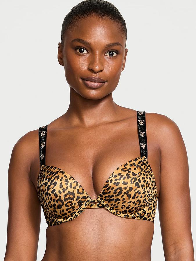 Shine Strap Push-Up Bra