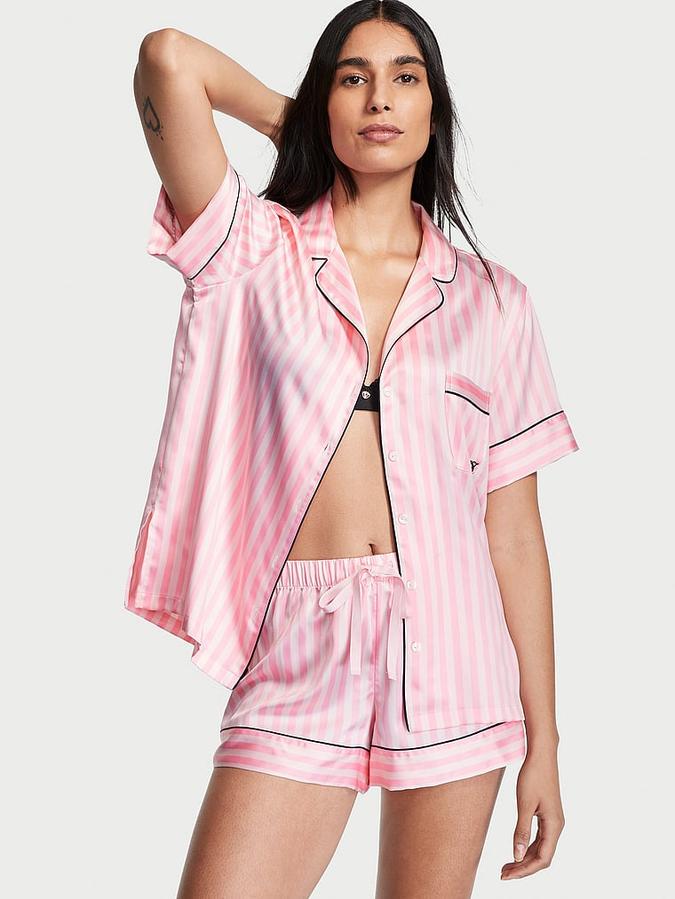 Satin Short Pajama Set