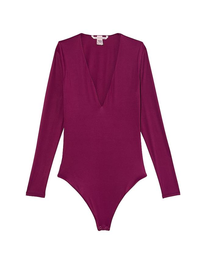 BODYWEAR by Victoria with FeatherSoft&trade; Innovation V-Neck Bodysuit