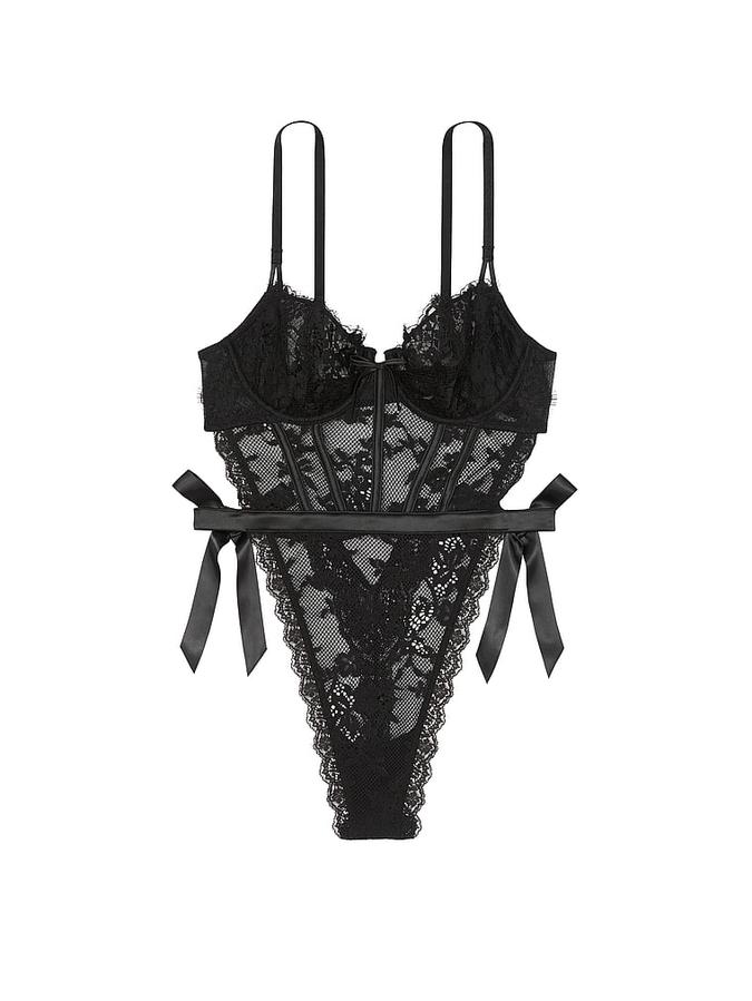 Wicked Unlined Lace Teddy image number 2