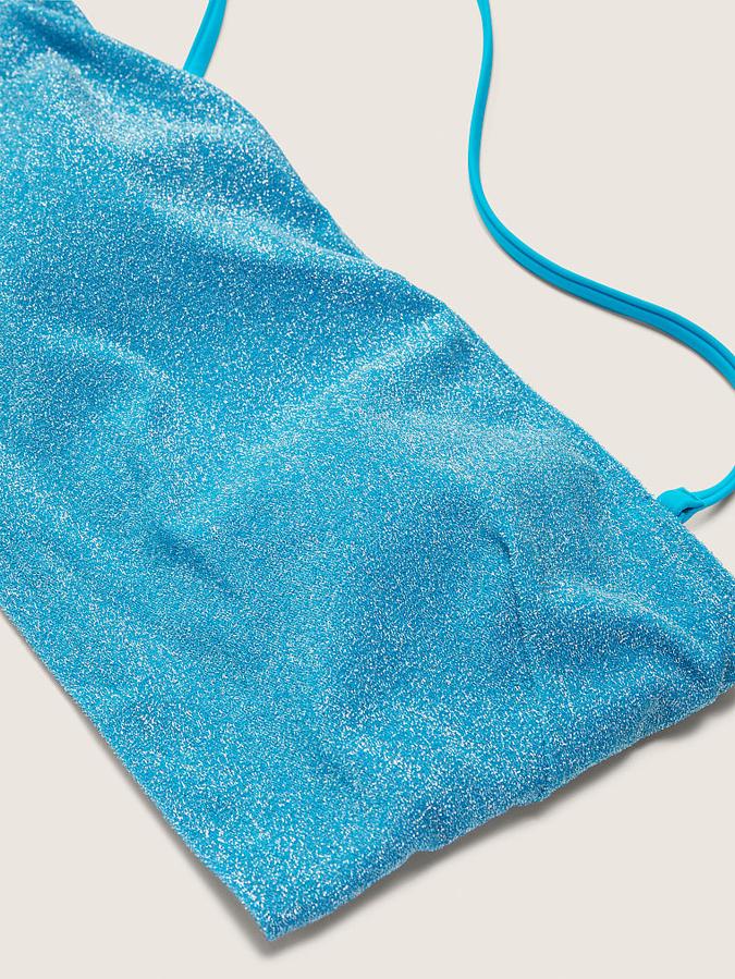 Shimmer Bandeau Bikini Top image number 4
