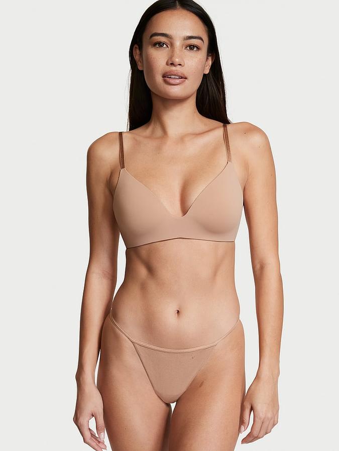 Stretch Cotton V-String Panty