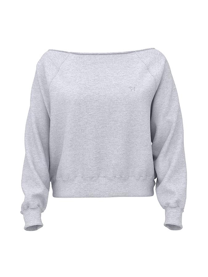 Ivy Fleece Off-The-Shoulder Sweatshirt image number 2