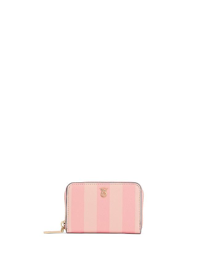 The Victoria Small Wallet with Zip Pink