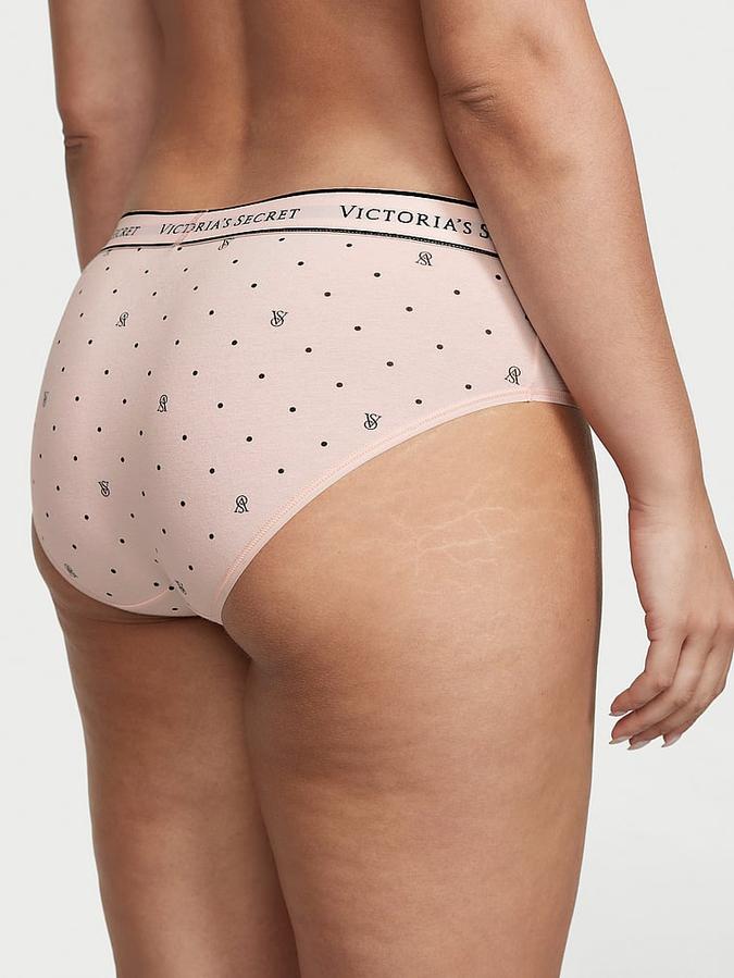 Logo Cotton Hiphugger Panty
