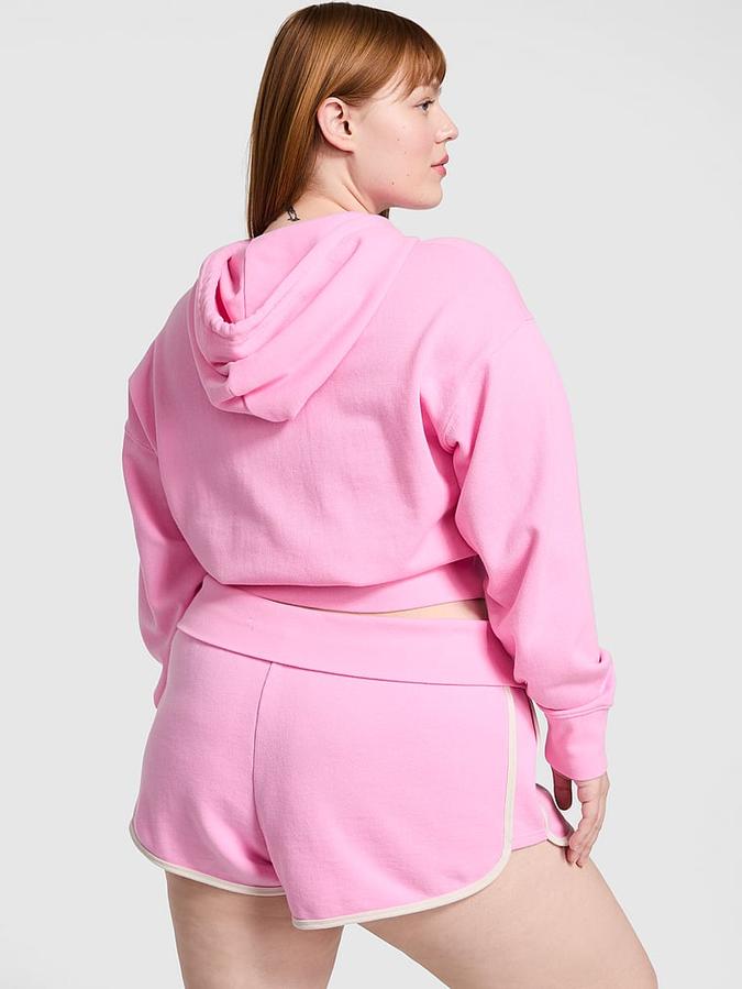 Ivy Terry Shrunken Full-Zip Hoodie