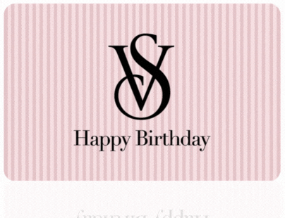 VS eGift Card- Happy Birthday Animated