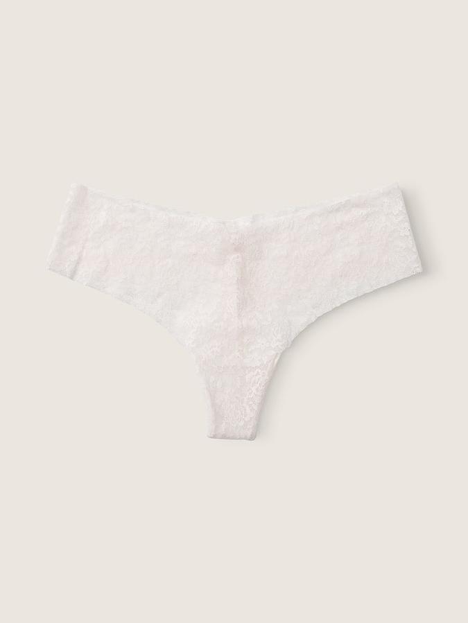 No-Show Soft Lace Thong Panty
