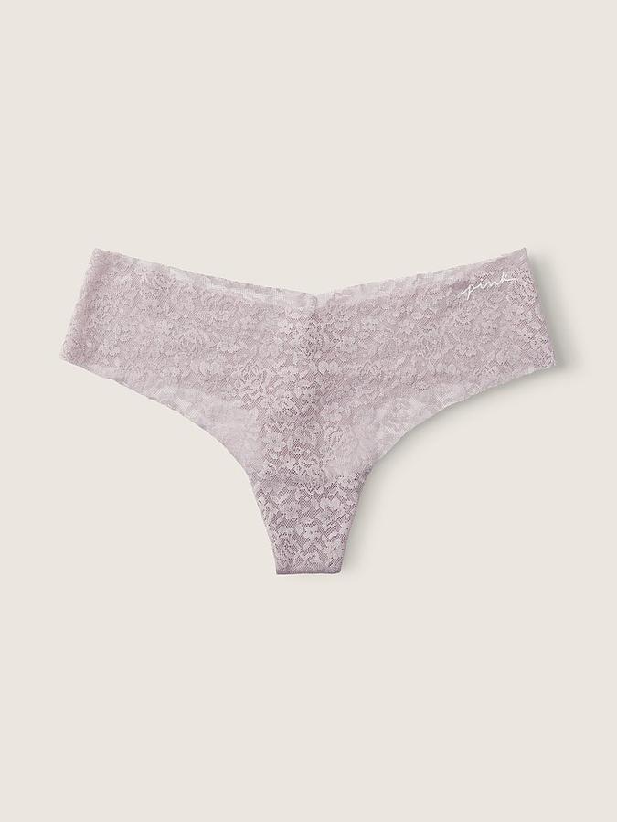 No-Show Soft Lace Thong Panty