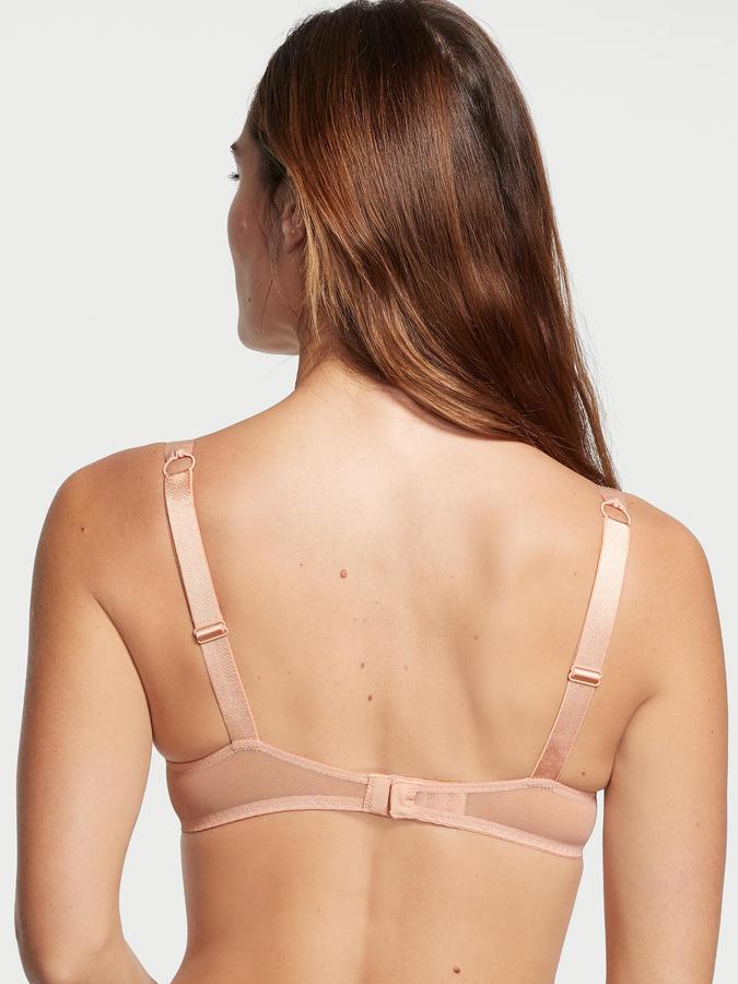 Shine Strap Lace Push-Up Bra