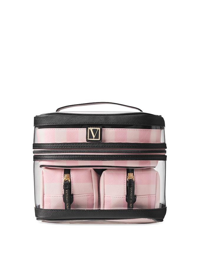 The Victoria 4-in-1 Train Case Iconic Stripe