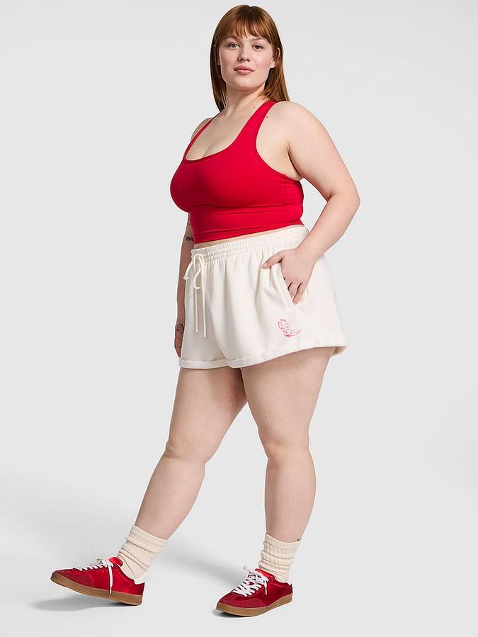 Fleece Rolled Hem Short