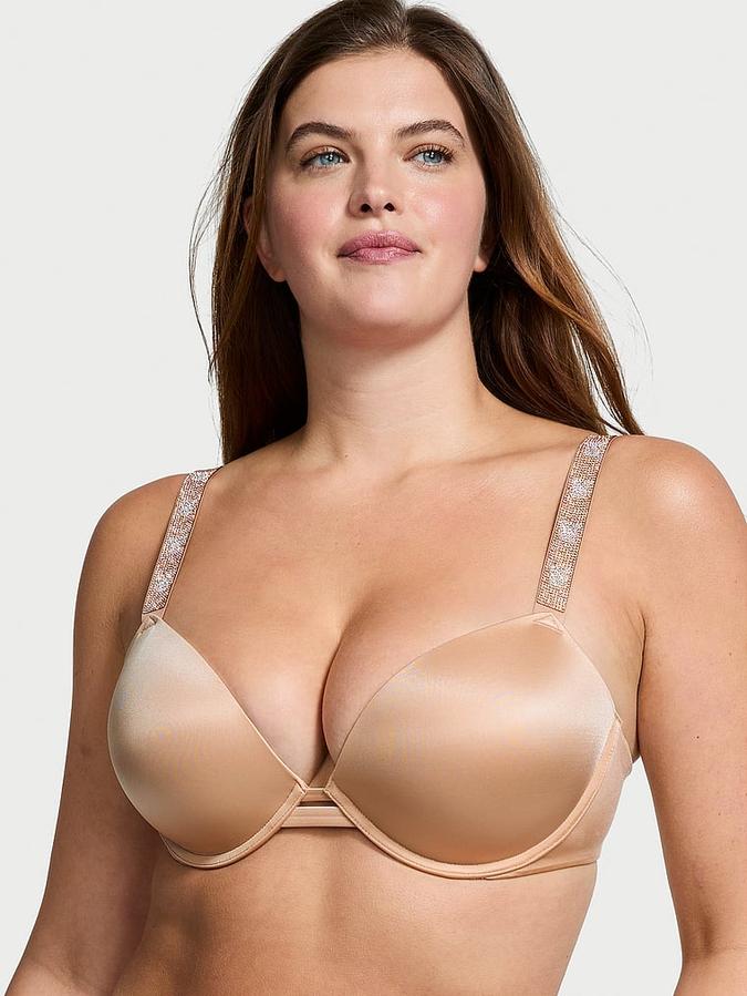 Shine Strap Push-Up Bra