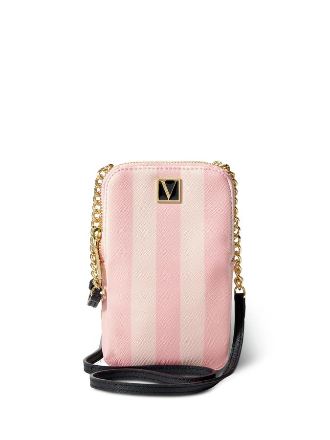The Victoria Phone Crossbody Iconic Stripe