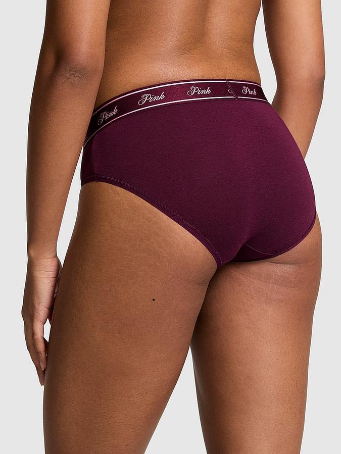 Logo Cotton Hiphugger Panty