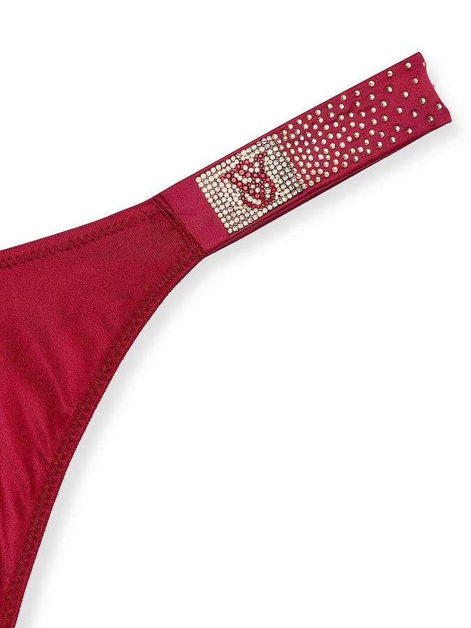 Scattered Shine Strap Thong Panty image number 2