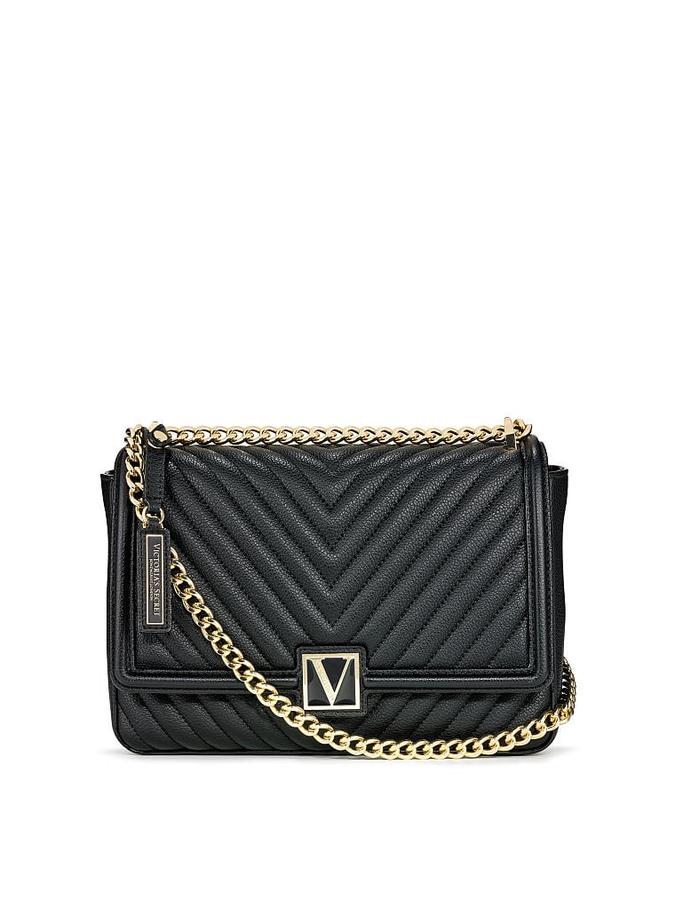 The Victoria Medium Crossbody Bag Black image number 4