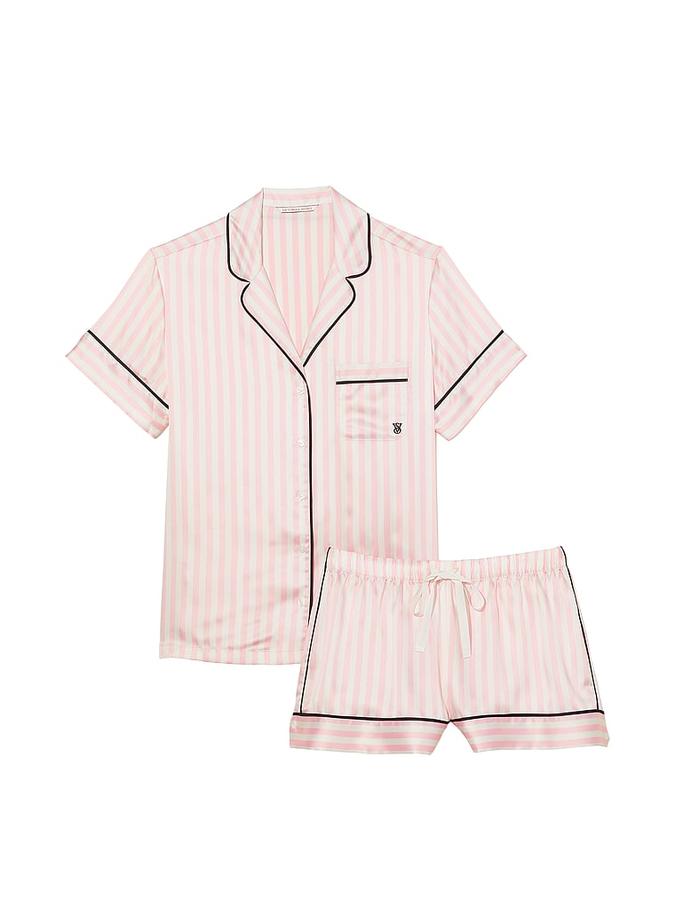 Satin Short Pajama Set image number 2