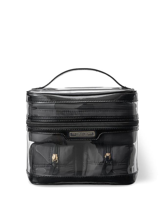 The Victoria 4-in-1 Train Case Black