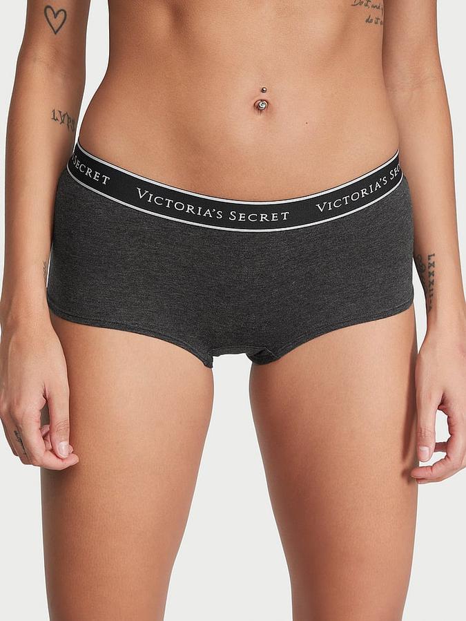 Logo Cotton Boyshort Panty