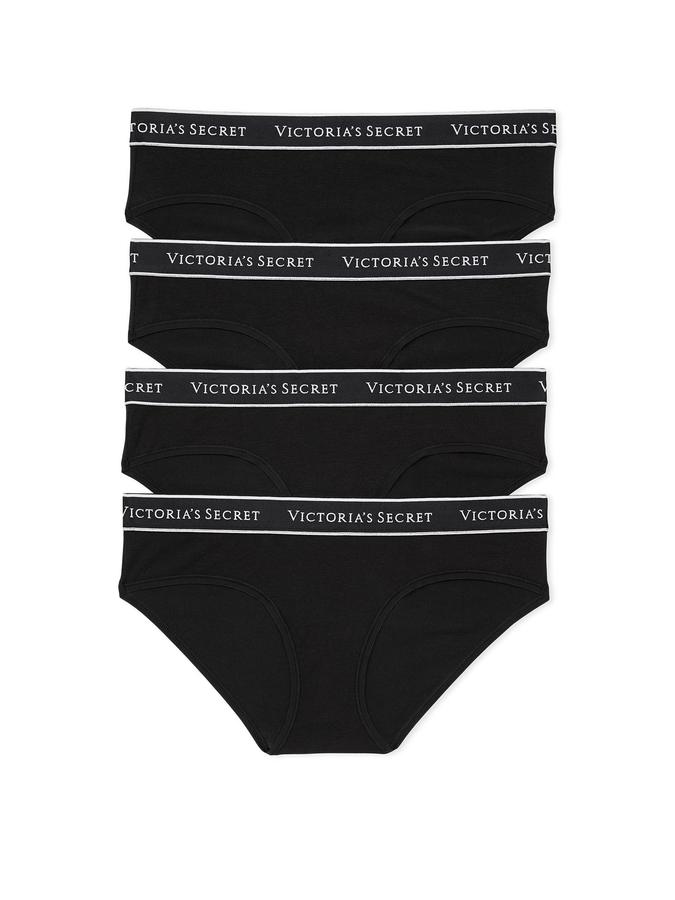 4-Pack Cotton Hiphugger Panty Pack