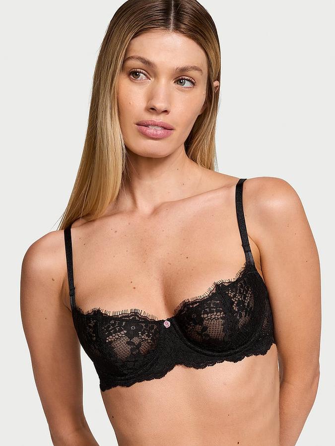 Wicked Unlined Lace Balconette Bra