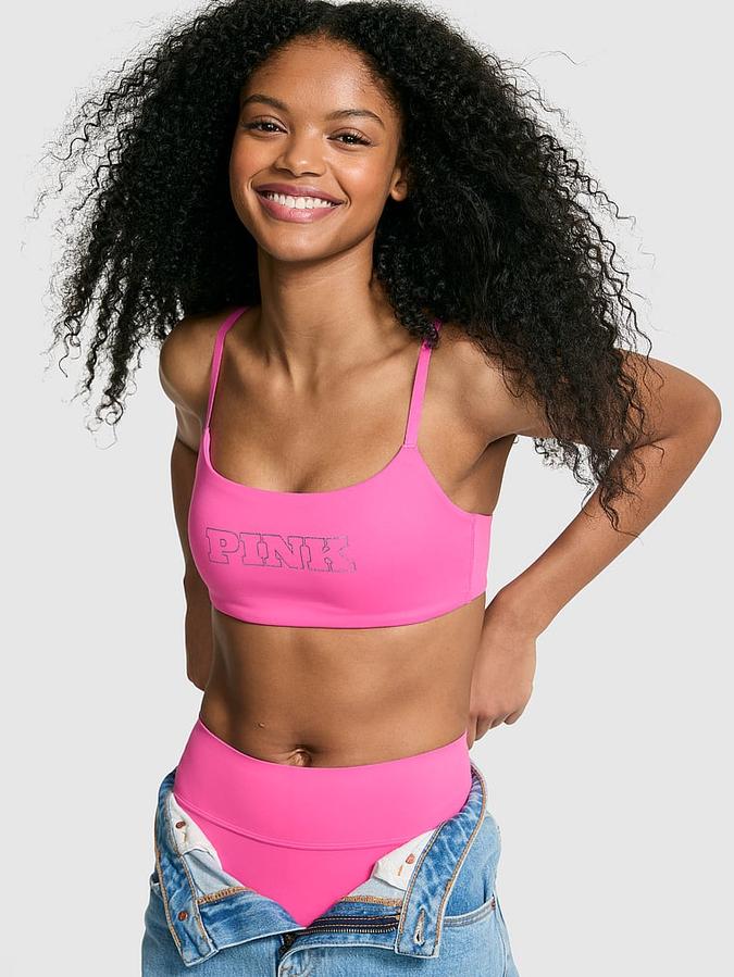 Relay Square-Neck Sports Bra