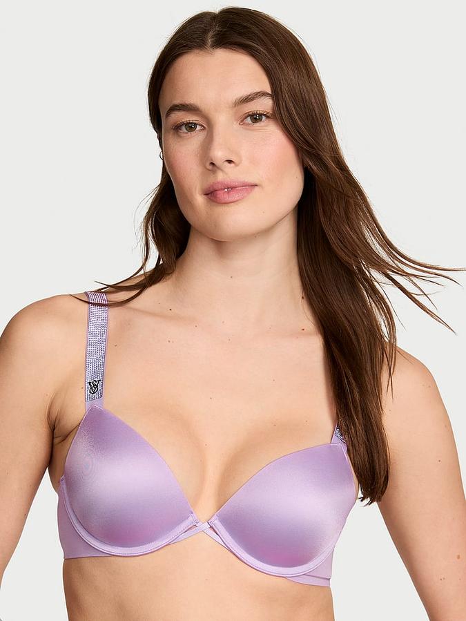 Shine Strap Push-Up Bra