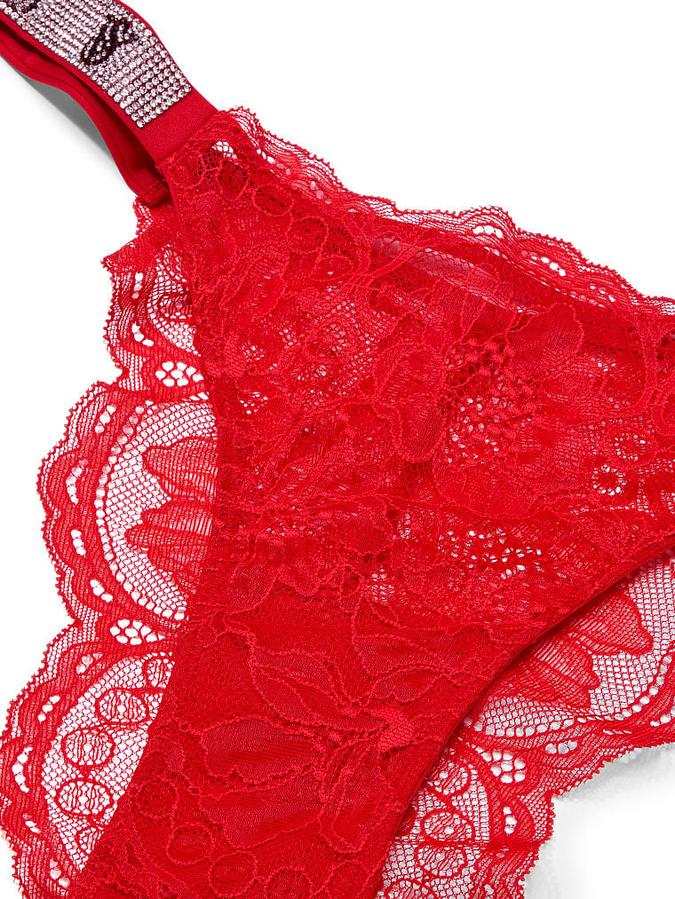 Shine Strap Lace Brazilian Panty image number 3