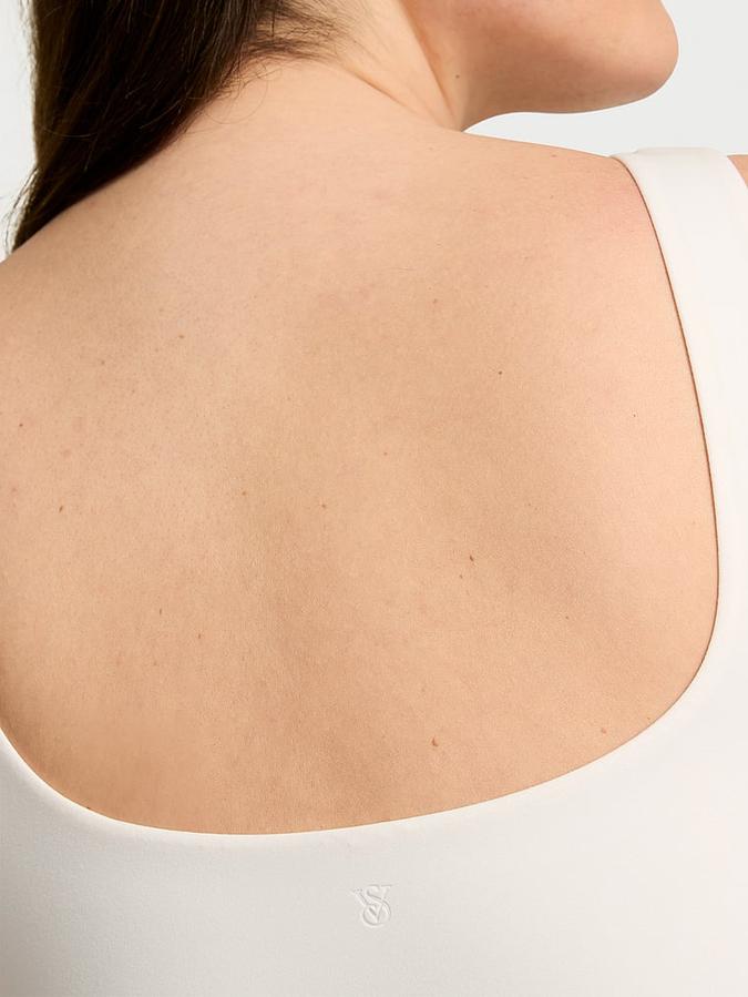 Bodywear by Victoria's Secret with FeatherSoft&trade; Innovation Square-Neck Tank Bodysuit image number 3