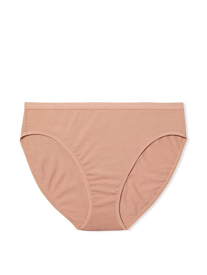 Stretch Cotton High-Leg Brief Panty image number 2