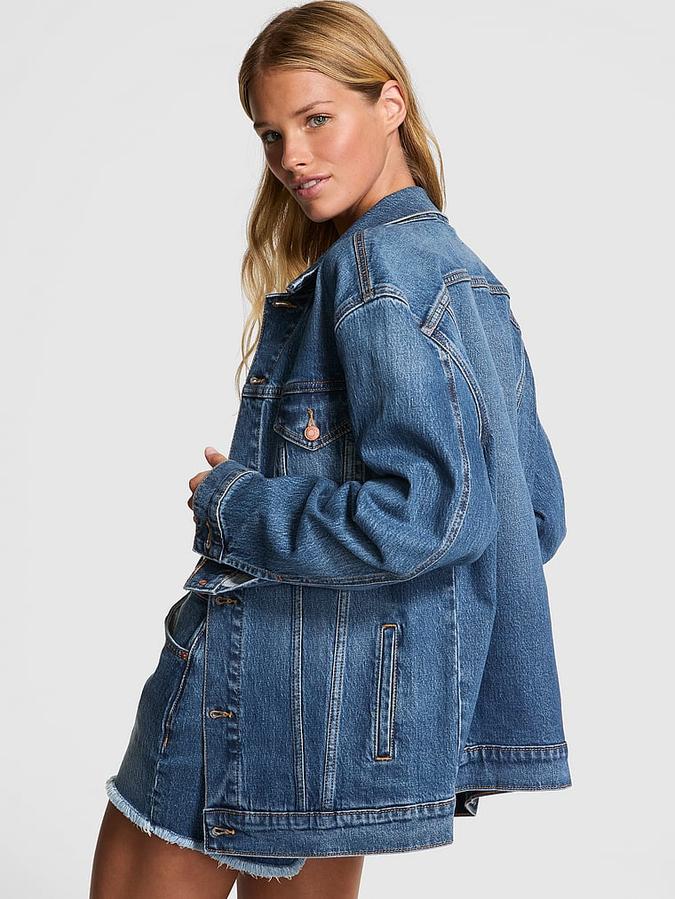 Denim by PINK Oversized Jean Jacket