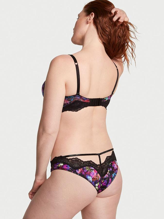 Y-Back Shine Strap Brazilian Panty