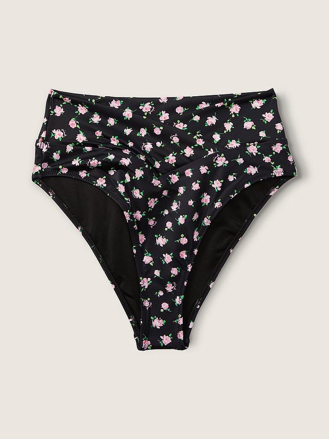V Crossover High-Waist Bikini Bottom image number 2