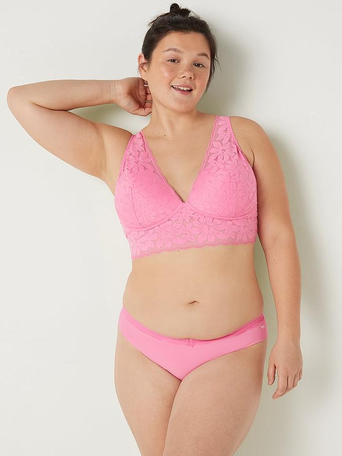 Lace Lightly Lined Plunge Bralette