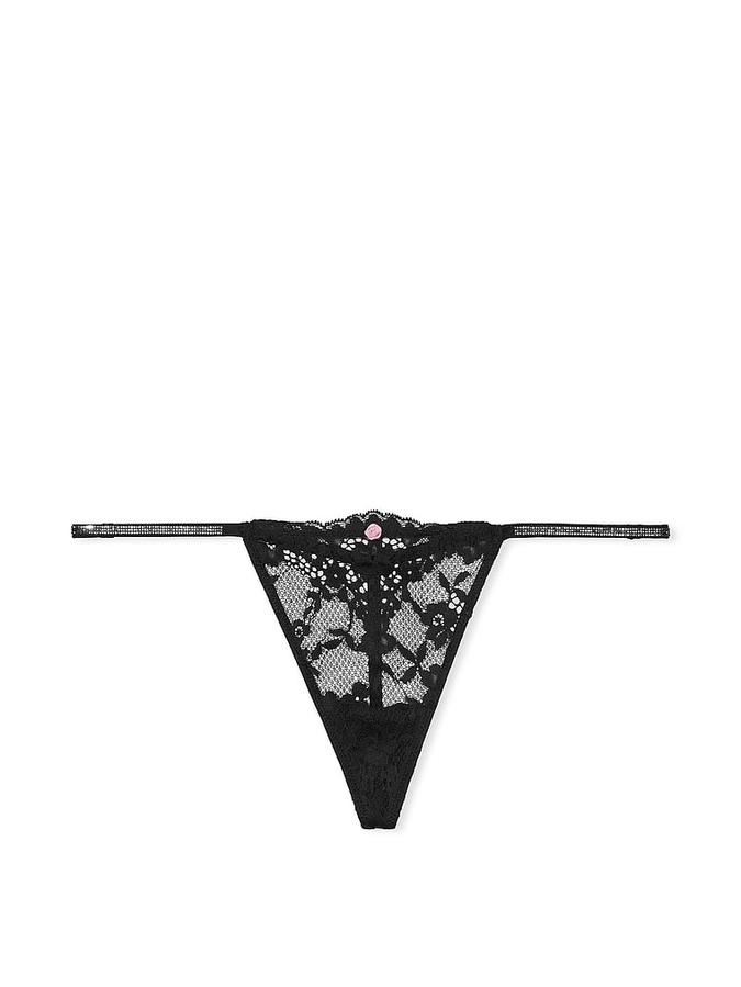 Twinkle Strap Lace V-String Panty