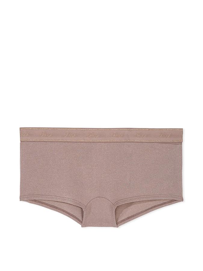 

Logo Cotton Shimmer Boyshort Panty