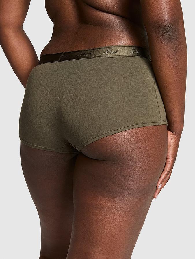 Logo Cotton Boyshort Panty