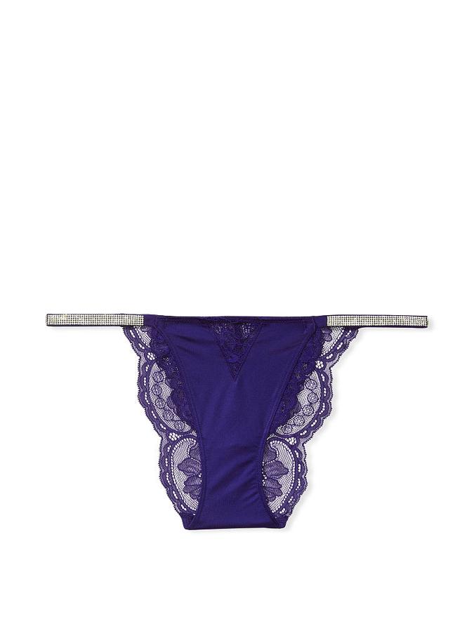 Micro Lace Shine Strap Cheekini Panty image number 2