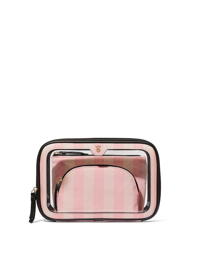 Victoria's Secret 3-Piece Makeup Bag Pink