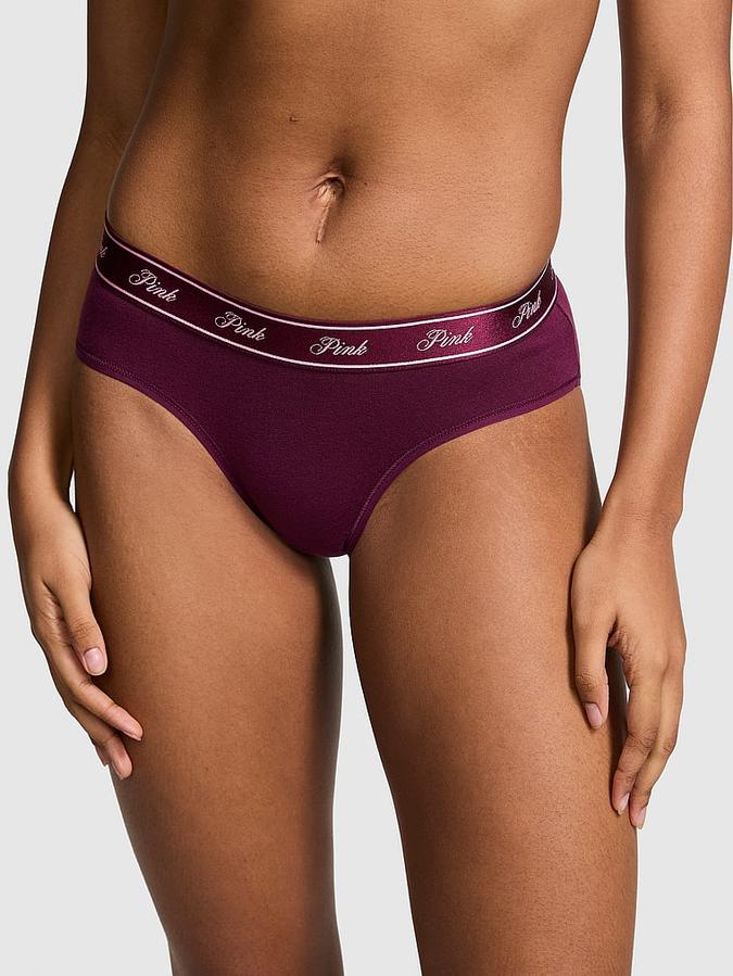 Logo Cotton Hiphugger Panty