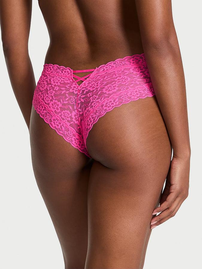 Blossom Lace Strappy-Back Cheeky Panty