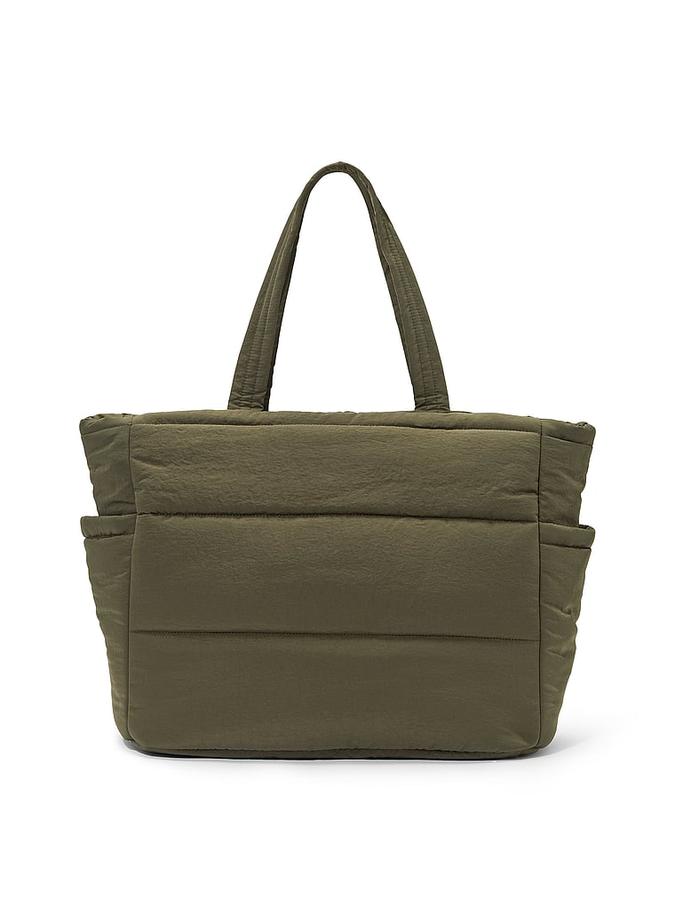 Quilted Puffer Tote Bag