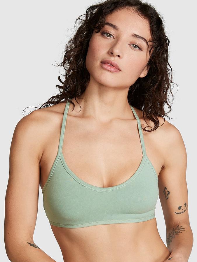 Base Cotton Racerback Bralette